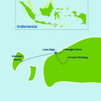 Indonesia Tour Map Flores Komodo 01